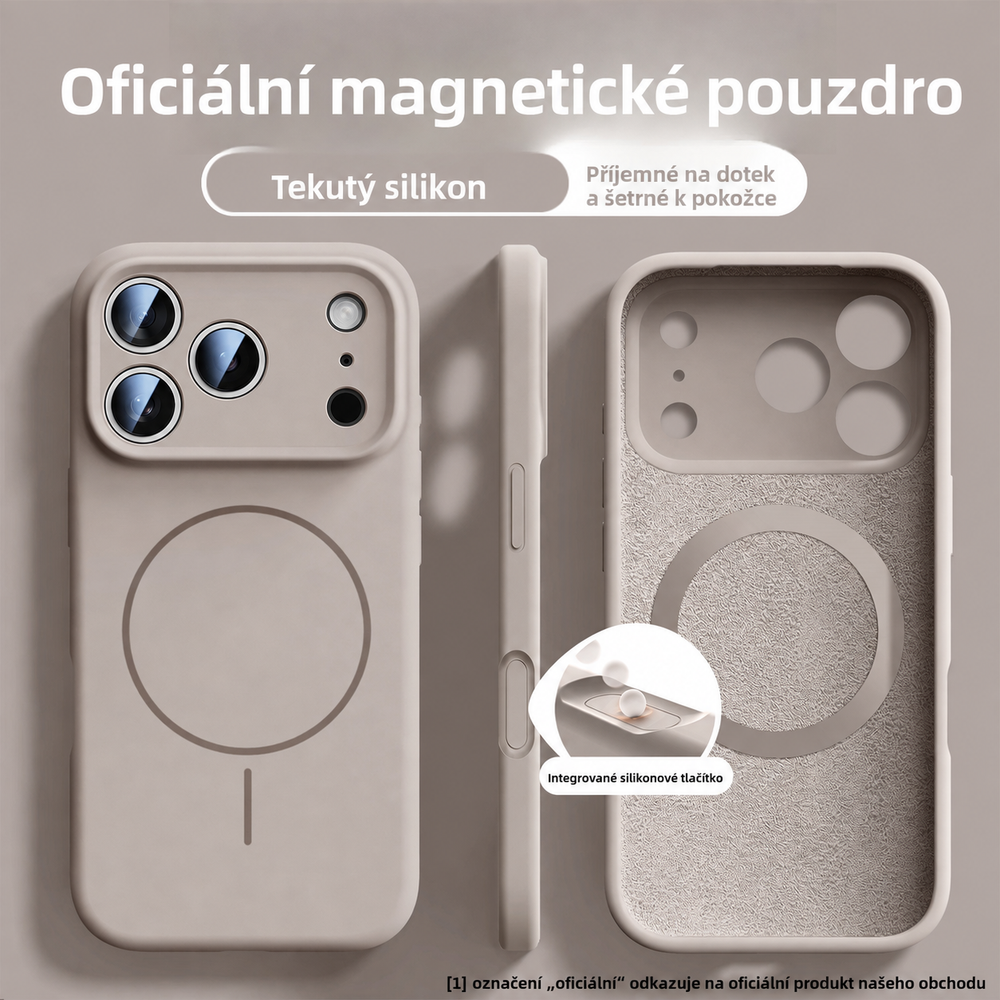 Magnetický silikonový kryt pro iPhone